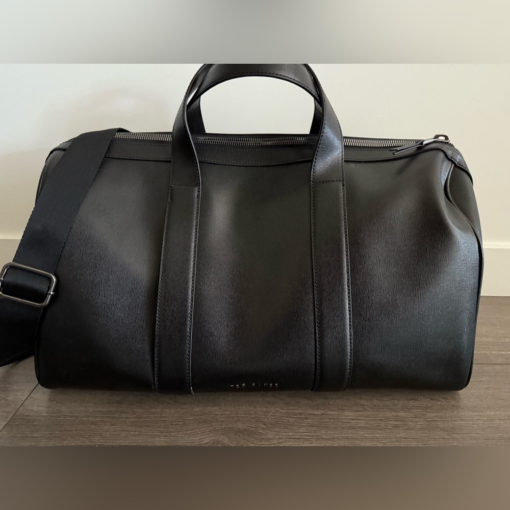 Ted Baker Weekend Black Leather Men's Bag